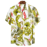 Tropical Loose Fit Button Down S/S