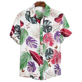 Tropical Loose Fit Button Down S/S