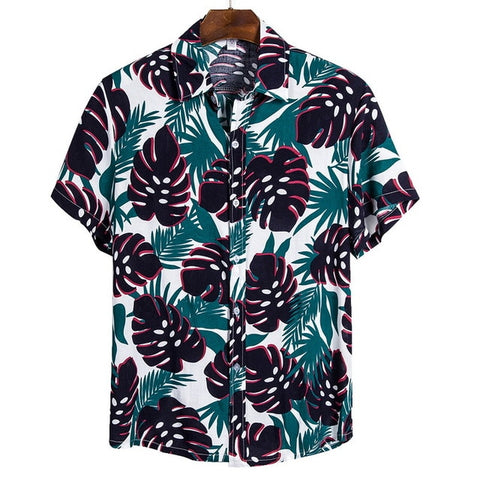 Tropical Loose Fit Button Down S/S