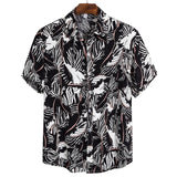 Tropical Loose Fit Button Down S/S
