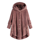 Heavyweight Fleece Hooded Coat