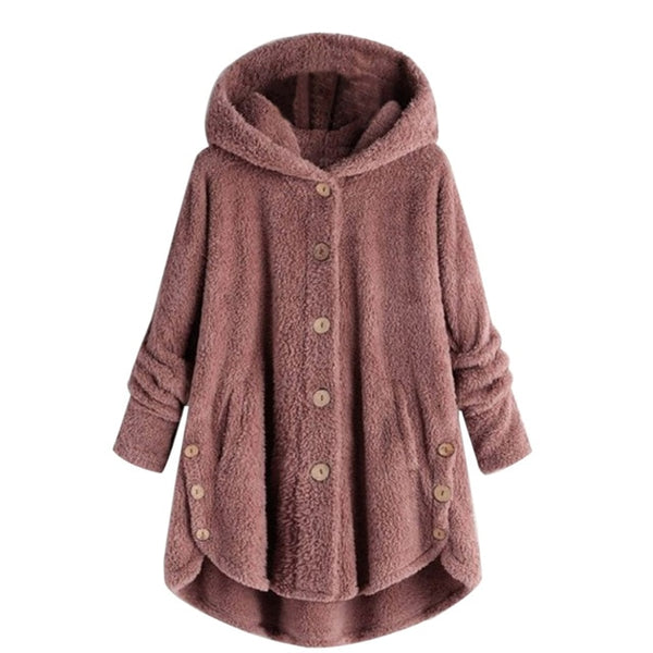 Heavyweight Fleece Hooded Coat
