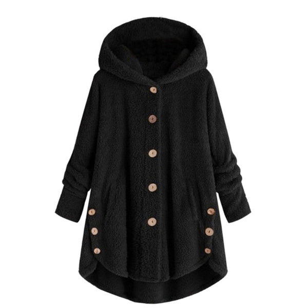 Heavyweight Fleece Hooded Coat