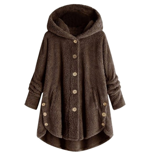 Heavyweight Fleece Hooded Coat