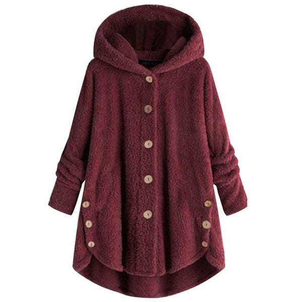 Heavyweight Fleece Hooded Coat