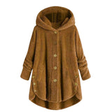 Heavyweight Fleece Hooded Coat