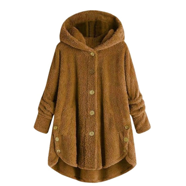 Heavyweight Fleece Hooded Coat