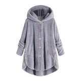 Heavyweight Fleece Hooded Coat