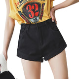 High Waist Denim Shorts