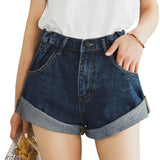 High Waist Denim Shorts