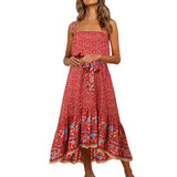 Vintage Sleeveless Midi Dress
